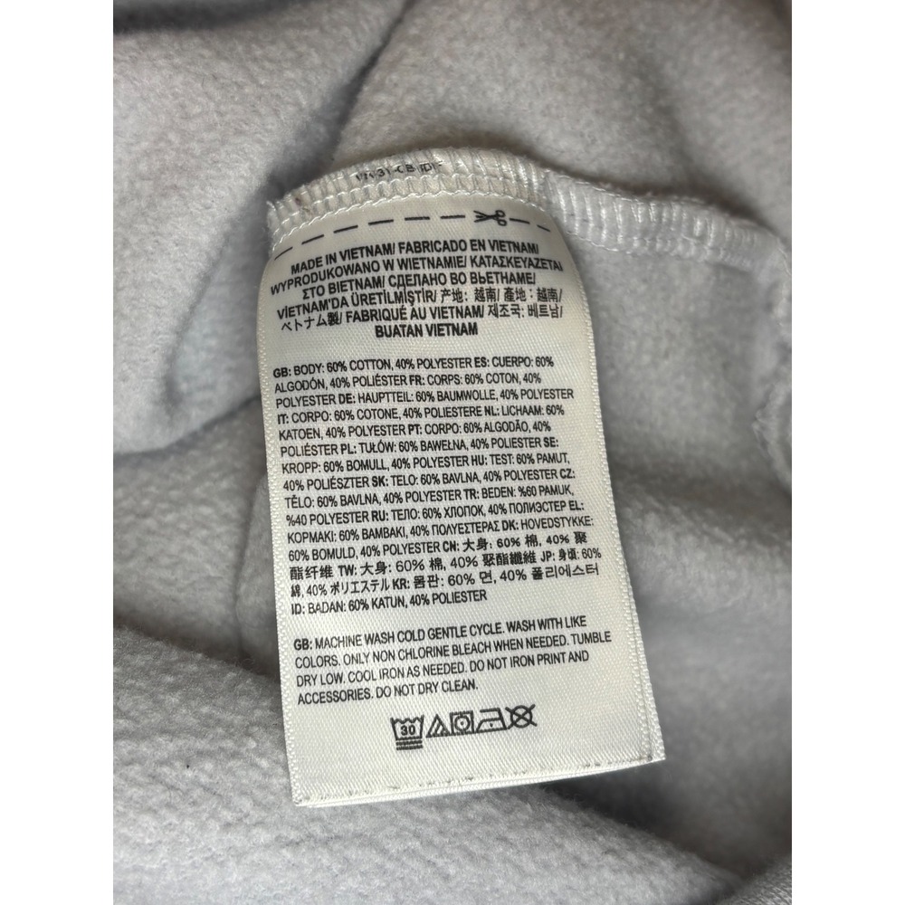 Vans Floral Graphic Crewneck Sweatshirt Grey XL Off The Wall Casual Women's - Picture 9 of 14